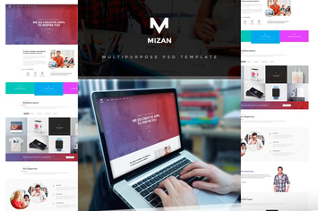 MIZAN - Creative & Multipurpose PSD