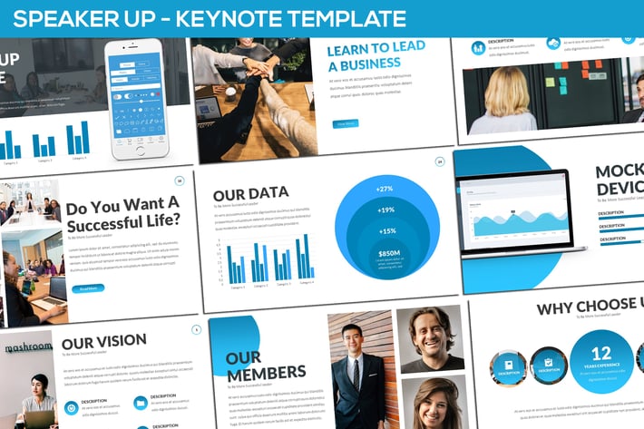 Speaker Up - Keynote Template