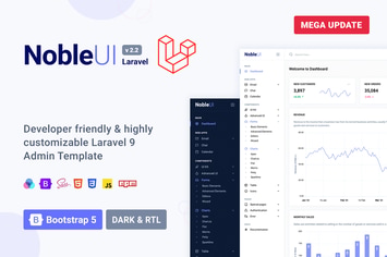  NobleUI - Laravel Admin Template