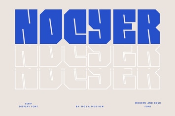 Nocyer - Heavy Bold Font