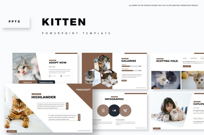 Kitten - Powerpoint Template