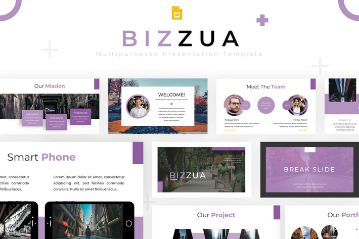 Bizzua - Google Slides Template