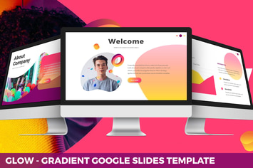 Glow - Gradient Google Slides Template