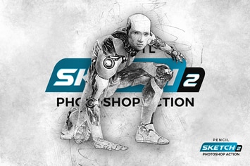 Pencil Sketch 2 Photoshop Action