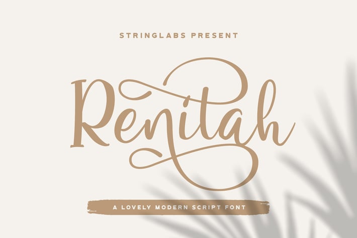 Renitah - Lovely Script Font