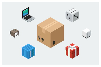 Flatt3d Isometric Icon Set