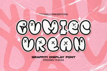 Gumiec Urban - Graffiti Bubble Font