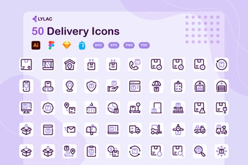 Lylac - Delivery Icons