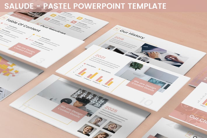 Salude - Pastel Powerpoint Template