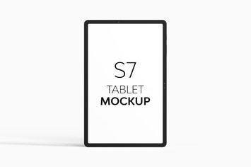 S7 Tablet Mockup