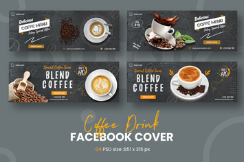 Coffee Drink Facebook Timeline Covers