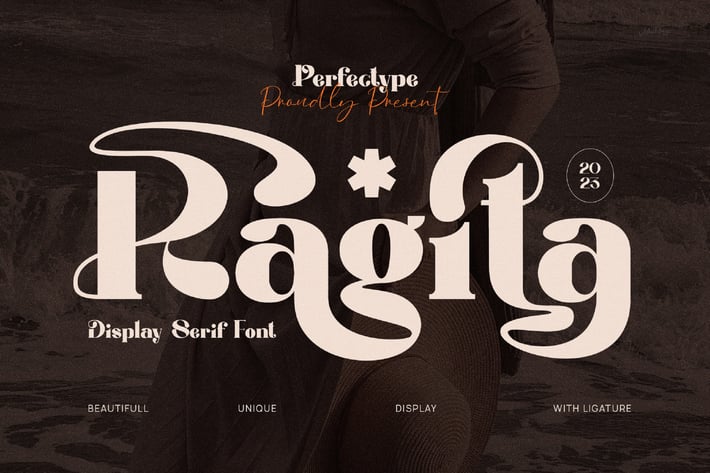 Ragita Elegant Ligature Serif Font Typeface