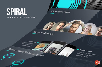 Spiral Powerpoint Template