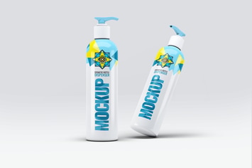 Cosmetic Bottle Dispenser Mock-Up V.1
