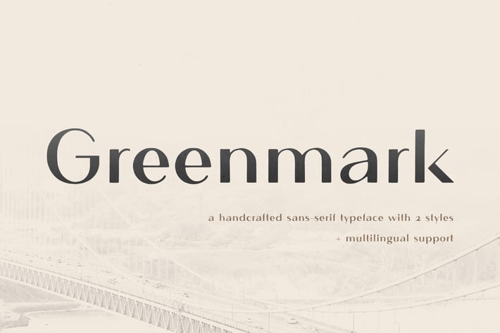 Greenmark - Handcrafted Sans Serif