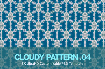 8K UltraHD Seamless Cloudy Pattern Background