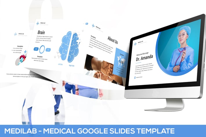 MediLab - Medical Google Slides Template