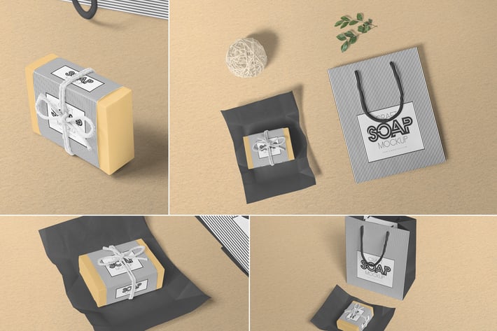 Craft Soap Box Mockups