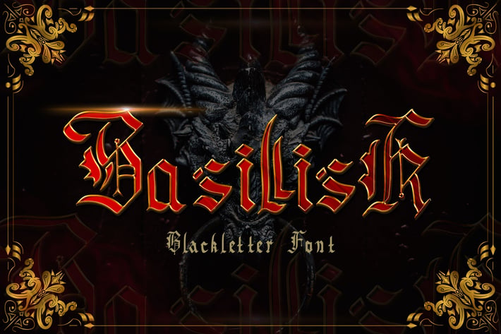Basillisk - Blackletter Font