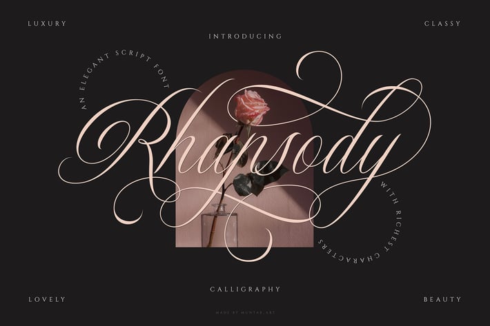 Rhapsody | Calligraphy Script