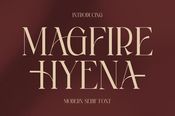 Magfire Hyna Modern Serif Font