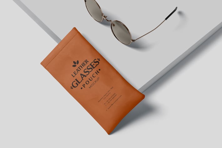 Glasses Pouch Mockups