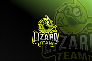 Lizard Team Esport Logo Template