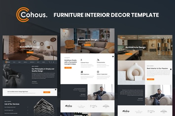 Cohous - Interior Design Template 
