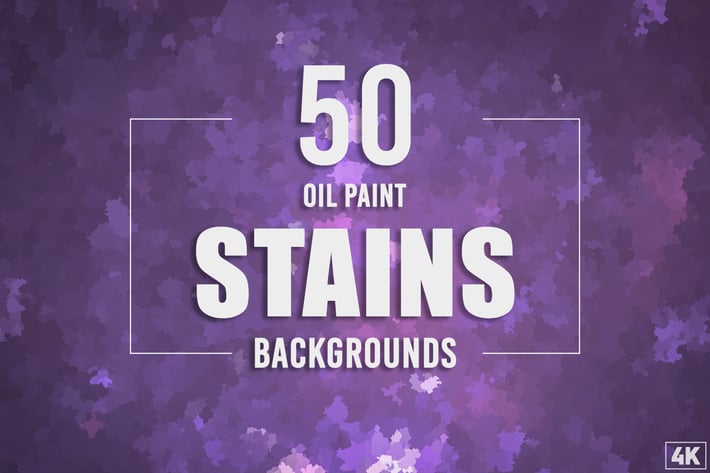 50 Oil Paint Stains Backgrounds