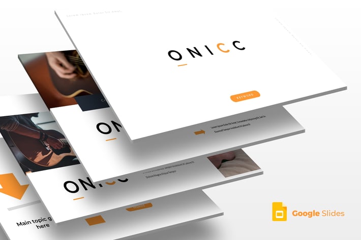 Onicc - Google Slide Template