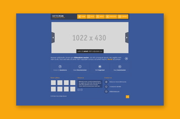 Metrofun - Metro Style PSD Theme
