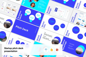 Startup pitch deck presentation 
