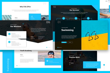 Swimming Keynote Presentation Template