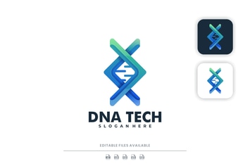 DNA Gradient Logo