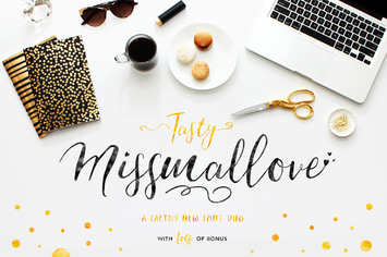 Its Tasty Missmallove Font Duo