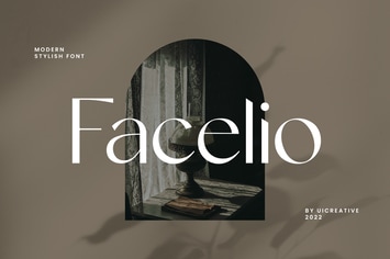 Facelio Modern Stylish Sans Serif Font