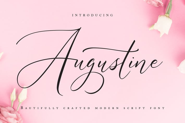 Augustine | Modern Script Font