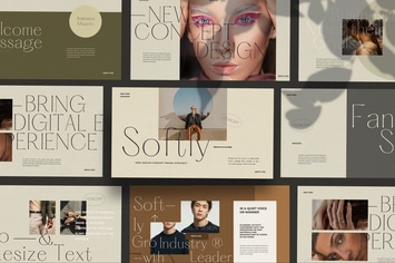Softly - Lookbook Style Design Powerpoint