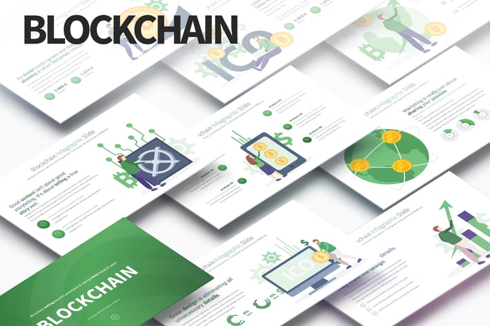 BLOCKCHAIN - PowerPoint Infographics Slides