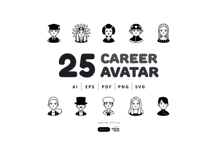 25 Career Avatar Character Design - Part 3