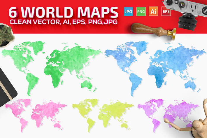 World Maps 6 Version