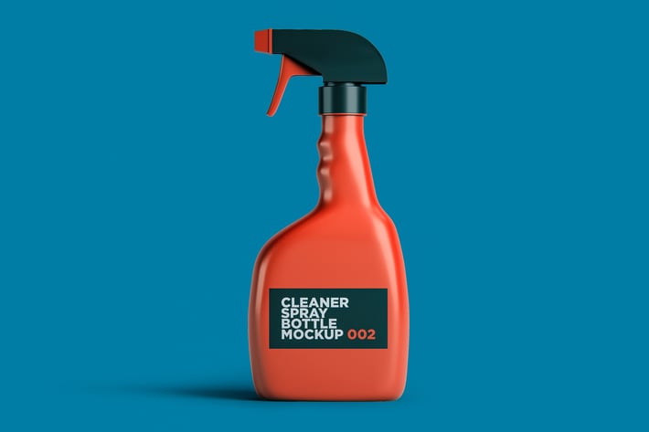 Cleaner Spray Bottle Mockup 002