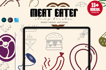 Meat Eater | Stamp Brushes