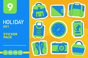 Holiday #01 Sticker Pack