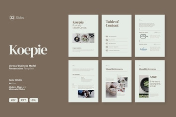 Koepie - Vector Business Model Canva
