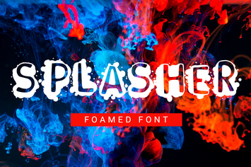 Splasher |foamed font