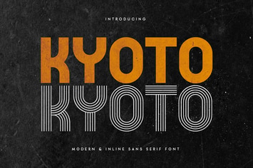 Kyoto - Modern Sporty Sans Serif Font