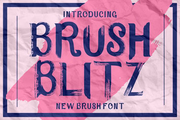 Brush Blitz - Brush Font