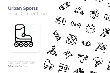 Urban Sports Outline Icon