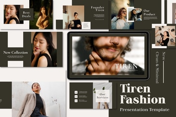 Tiren Minimal Presentation Powerpoint